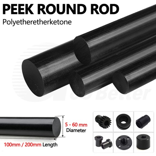 Asta peek nera barra tonda - asta,