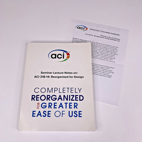 Aci 318 seminar - aci, lecture
